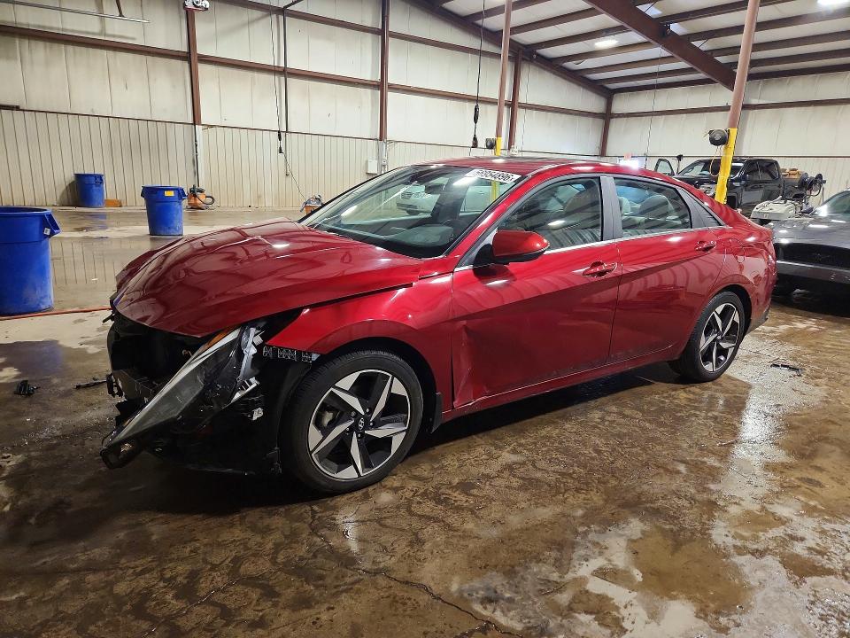 2023 Hyundai Elantra VIN KMHLP4AG8PU599322 COPART salvage auction — FRONT END, Pa - Certificate Of Salvage, sold $4,800 on 2026-07-21 (photo 1)
