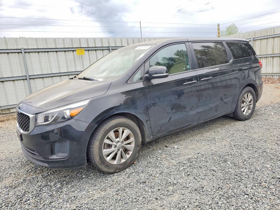 2017 Kia SEDONA VIN KNDMB5C10H6225900 COPART salvage auction — REAR END, Wa - Vehicle Cert Of Ownership-Titl, sold $450 on 2026-07-20 (photo 1)