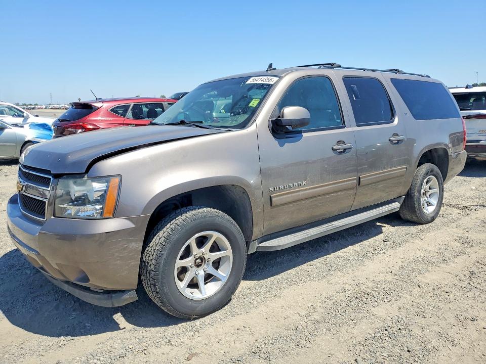 2013 Chevrolet Suburban VIN 1GNSKJE70DR158586 COPART salvage auction — VANDALISM, Ca - Dis/Dlr/Exp Only Clean Title (P), sold $225 on 2026-07-02 (photo 1)