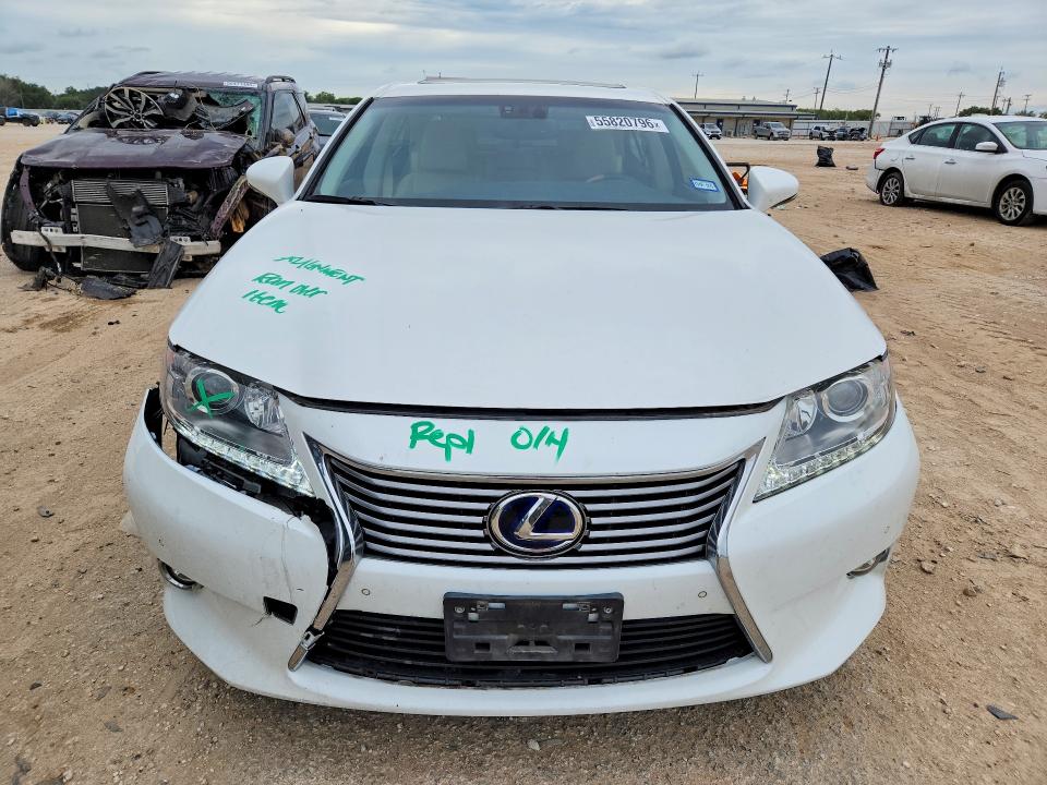 2014 Lexus ES VIN JTHBW1GG7E2055510 COPART salvage auction — FRONT END, Tx - Salvage Vehicle Title, sold $1,850 on 2026-07-23 (photo 5)