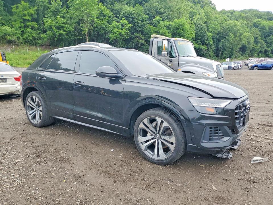 2020 Audi Q8 VIN WA1CVAF1XLD007985 COPART salvage auction — FRONT END, Ny - Mv-907A Salvage Certificate, sold $8,500 on 2026-07-23 (photo 4)