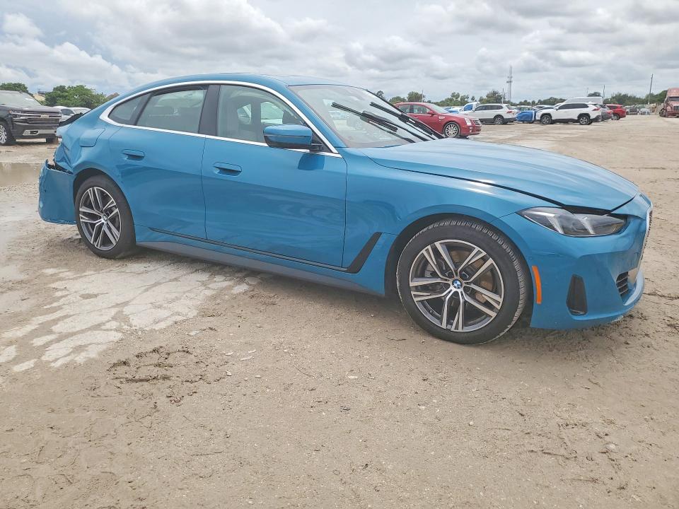 2025 BMW 4er VIN WBA33FB01SFU86867 COPART salvage auction — REAR END, Fl - Certificate Of Destruction, sold $24,000 on 2026-07-16 (photo 4)