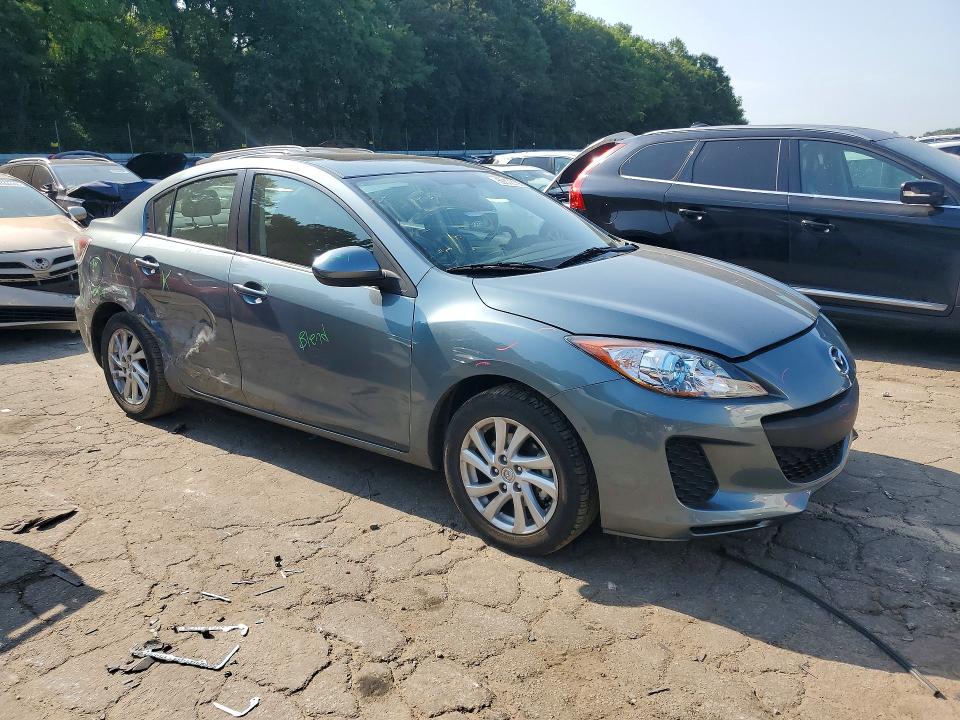 2012 Mazda 3 VIN JM1BL1V76C1592904 COPART salvage auction — SIDE, GA - CERT OF TITLE-SALVAGE, sold $3,550 on 2026-07-31 (photo 4)