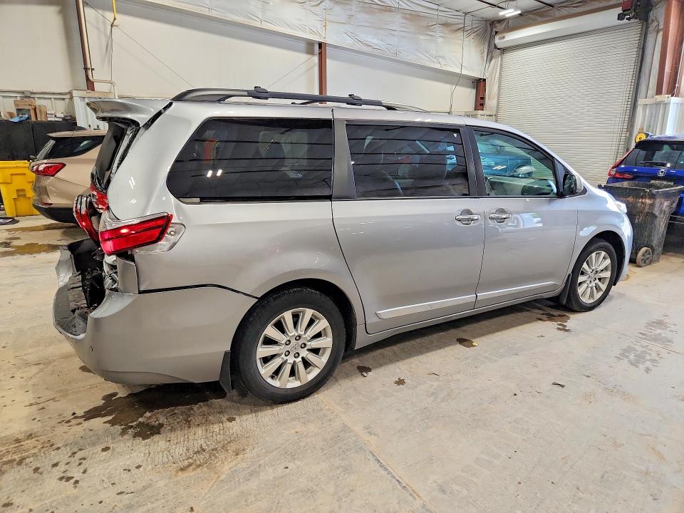 2015 Toyota Sienna VIN 5TDDK3DCXFS100193 COPART salvage auction — REAR END, Wi - Certificate Of Title, sold $4,550 on 2026-07-08 (photo 3)