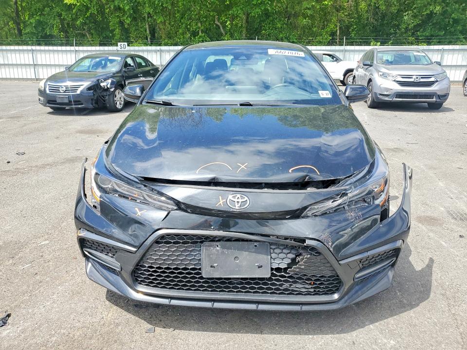 2022 Toyota Corolla VIN JTDS4MCE1NJ096072 COPART salvage auction — FRONT END, NJ - CERT OF TITLE-SALVAGE, sold $3,500 on 2026-07-23 (photo 5)