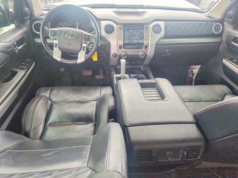 2018 Toyota Tundra VIN 5TFAW5F14JX718238 COPART salvage auction — FRONT END, Tx - Salvage Vehicle Title, sold $15,300 on 2026-07-09 (photo 8)