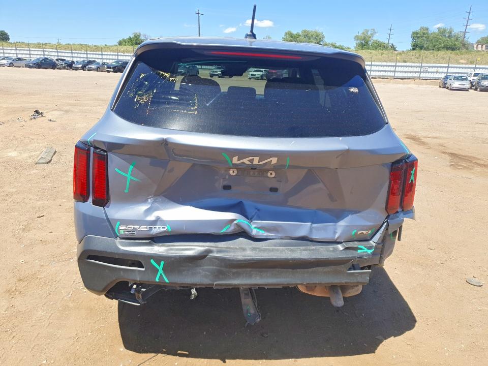 2023 Kia Sorento VIN 5XYRGDLCXPG208715 COPART salvage auction — REAR END, Co - Salvage Title, sold $5,700 on 2026-07-29 (photo 6)