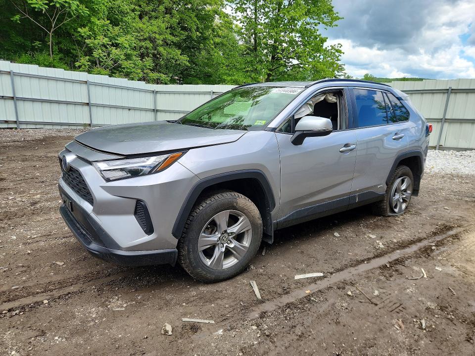 2024 Toyota Rav4 hybrid VIN JTMRWRFV1RD247742 COPART salvage auction — FRONT END, Vt - Cert Of Title-Salvage Vehicle, sold $13,800 on 2026-07-13 (photo 1)