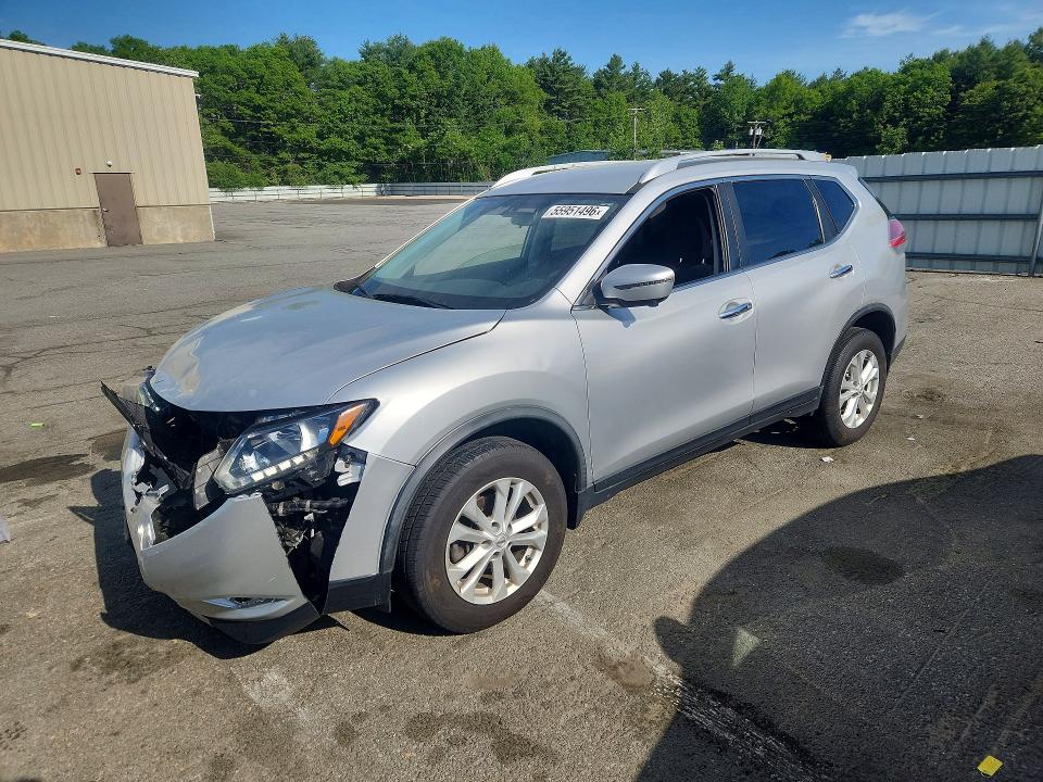 2016 Nissan Rogue VIN JN8AT2MV6GW144709 COPART salvage auction — FRONT END, Ri - Salvage Certificate Of Title, sold $800 on 2026-07-14 (photo 1)