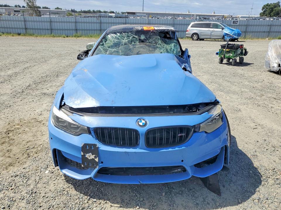 2019 BMW M4 VIN WBS4Y9C52KAG67747 COPART salvage auction — FRONT END, Va - Cert Of Title - Salvage, sold $7,600 on 2026-07-02 (photo 5)