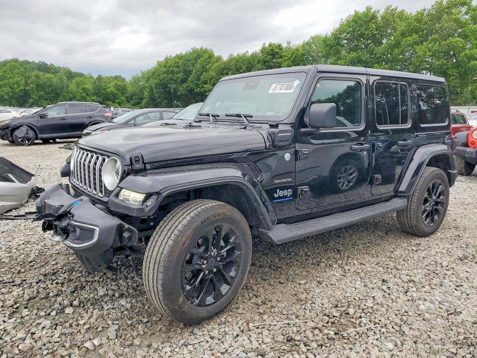 2024 Jeep Wrangler / VIN 1C4RJXP66RW317198 COPART salvage auction — FRONT END, Ma - Cert Of Title-Salvage, sold $25,000 on 2026-09-17 (photo 1)