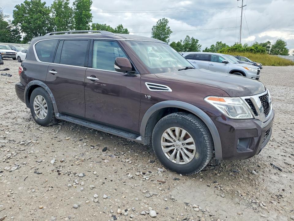 2018 Nissan Armada VIN JN8AY2NC8J9552083 COPART salvage auction — NORMAL WEAR, Mi - Certificate Of Title, sold $4,750 on 2026-07-16 (photo 4)