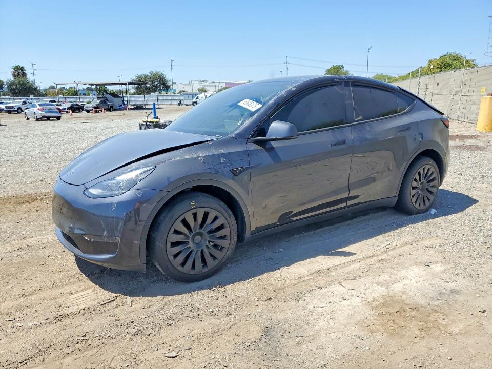 2024 Tesla VIN 7SAYGDEE7RA220227 COPART salvage auction — REAR END, Ca - Salvage Certificate, sold $12,600 on 2026-07-28 (photo 1)