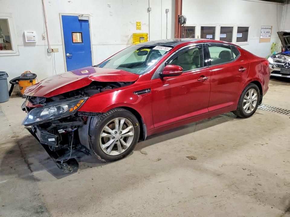 2013 Kia Optima VIN 5XXGN4A79DG180554 COPART salvage auction — FRONT END, Mn - Cert Of Title-Prior Salvage, sold $600 on 2026-07-24 (photo 1)