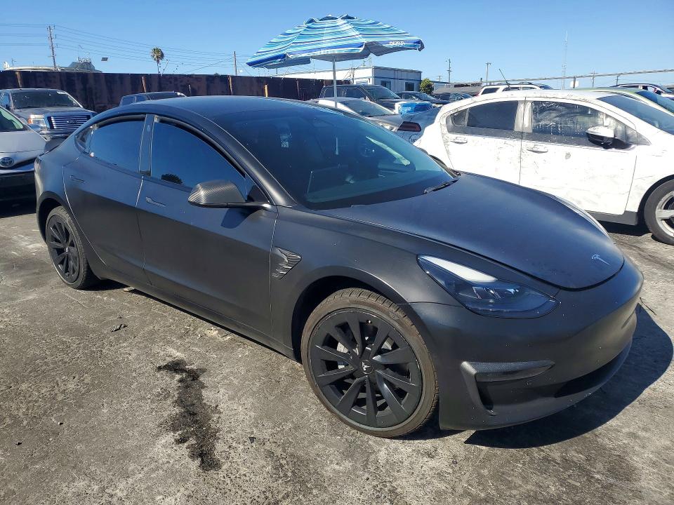 2022 Tesla VIN 5YJ3E1EA9NF294206 COPART salvage auction — FRONT END, Ca - Salvage Certificate, sold $6,300 on 2026-07-15 (photo 4)