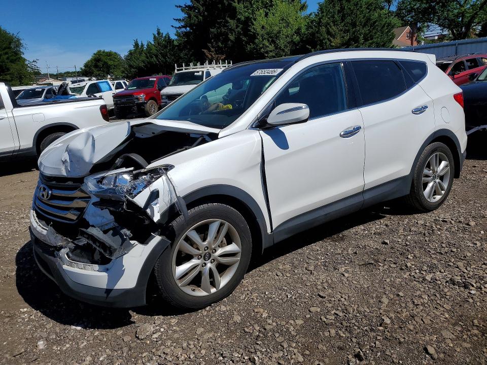 2015 Hyundai Santa fe VIN 5XYZWDLA9FG275290 COPART salvage auction — FRONT END, Md - Cert Of Salvage > 75% Damage, sold $1,350 on 2026-07-20 (photo 1)
