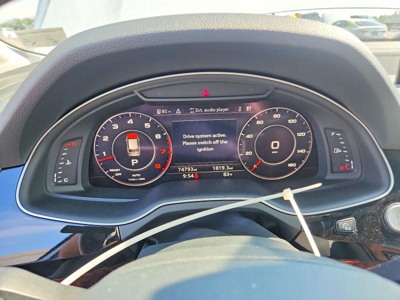 2018 Audi VIN WA1VAAF72JD016234 COPART salvage auction — MINOR DENT/SCRATCHES, VA - CERT OF TITLE - SALVAGE, sold $10,800 on 2026-07-08 (photo 9)