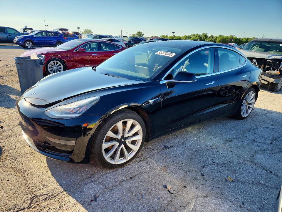 2019 Tesla VIN 5YJ3E1EBXKF453335 COPART salvage auction — REAR END, In - Cert Of Title-Salvage Title, sold $6,600 on 2026-07-24 (photo 1)