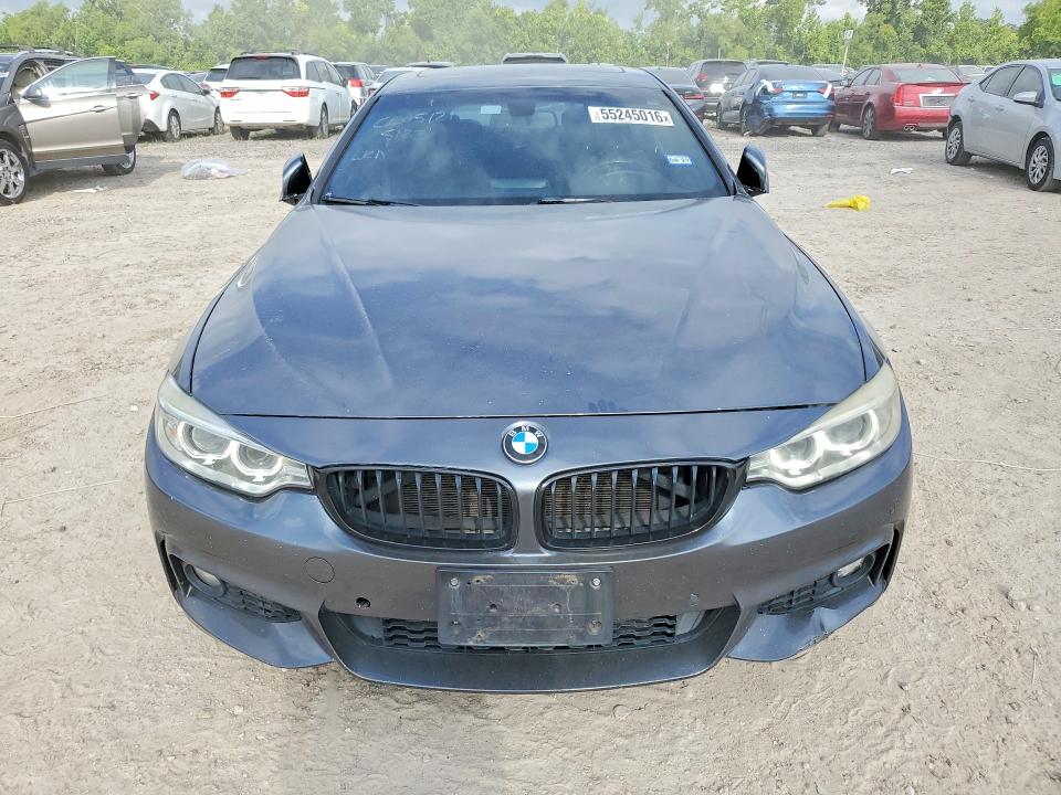 2017 BMW 4er VIN WBA4F7C51HG786634 COPART salvage auction — REAR END, Tx - Salvage Vehicle Title, sold $150 on 2026-07-24 (photo 5)