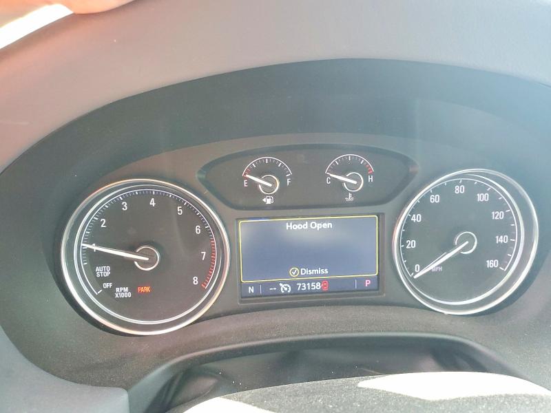 2021 Buick Enclave VIN 5GAEVBKW6MJ129463 COPART salvage auction — HAIL, IA - SALVAGE W/SALVAGE HISTORY, sold $5,700 on 2026-07-24 (photo 9)
