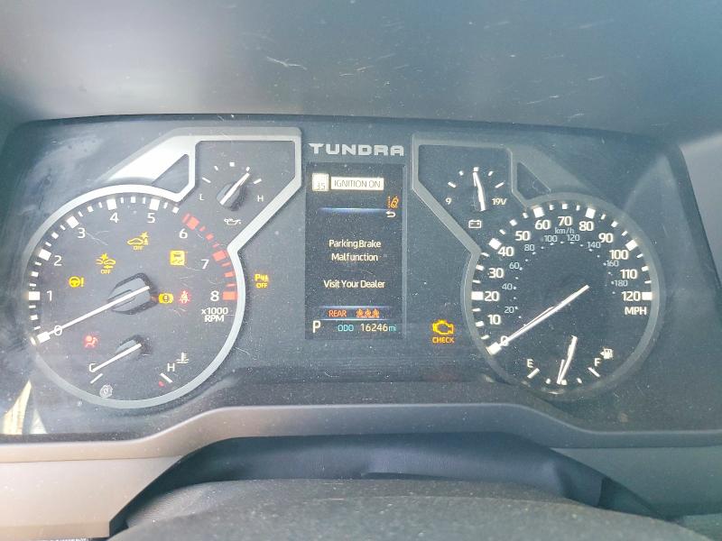 2024 Toyota Tundra VIN 5TFLA5DB5RX230656 COPART salvage auction — FRONT END, Salvage Title, sold $17,100 on 2026-07-17 (photo 9)