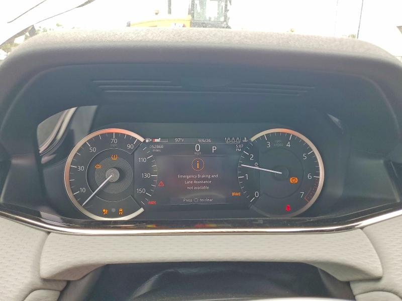 2023 Land rover RANGE ROVER VIN SALZT2FX1PH209671 COPART salvage auction — FRONT END, Fl - Cert Of Title Slvg Rebuildable, sold $12,000 on 2026-08-26 (photo 9)