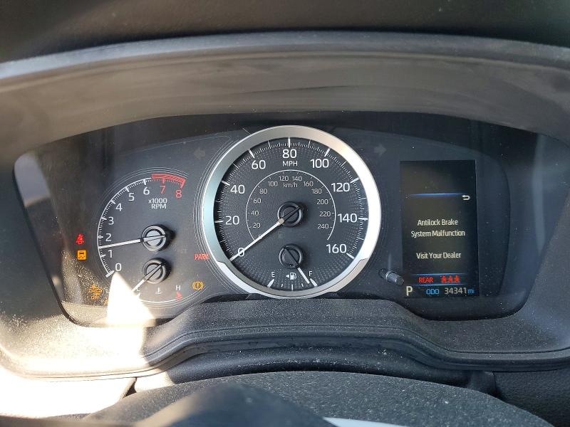 2022 Toyota VIN 5YFEPMAE7NP293511 COPART salvage auction — FRONT END, PA - CERTIFICATE OF SALVAGE, sold $3,200 on 2026-07-24 (photo 9)