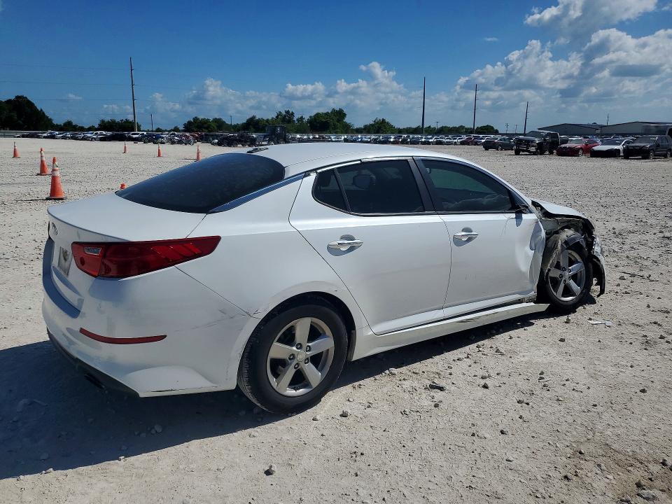 2015 Kia Optima VIN KNAGM4A75F5646701 COPART salvage auction — FRONT END, Tx - Salvage Vehicle Title, sold $525 on 2026-07-16 (photo 3)