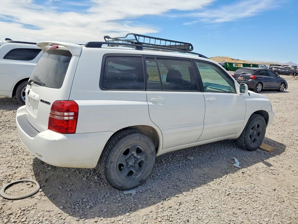 2003 Toyota Highlander VIN JTEGF21A230120656 COPART salvage auction — MECHANICAL, Ut - Certificate Of Title, sold $775 on 2026-07-17 (photo 3)