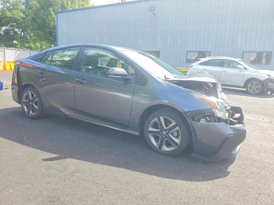 2021 Toyota Prius VIN JTDKAMFU6M3131607 COPART salvage auction — FRONT END, Or - Salvage Title Certificate, sold $200 on 2026-07-29 (photo 4)