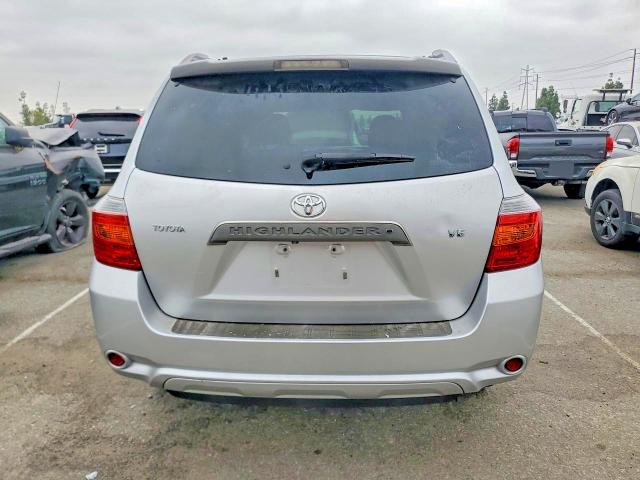 2008 Toyota Highlander VIN JTEDS43A382059627 COPART salvage auction — FRONT END, Ca - Salvage Certificate, sold $1,550 on 2026-07-30 (photo 6)