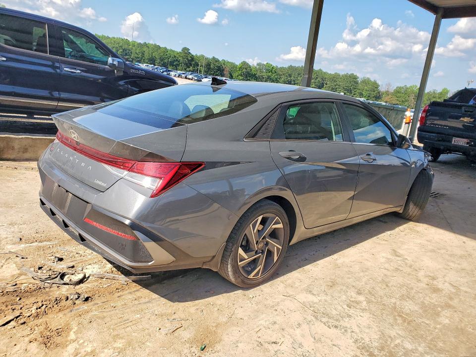 2025 Hyundai Elantra VIN KMHLP4DG8SU080002 COPART salvage auction — FRONT END, Al - Cert Of Title-Salvage Title, sold $3,150 on 2026-07-28 (photo 3)