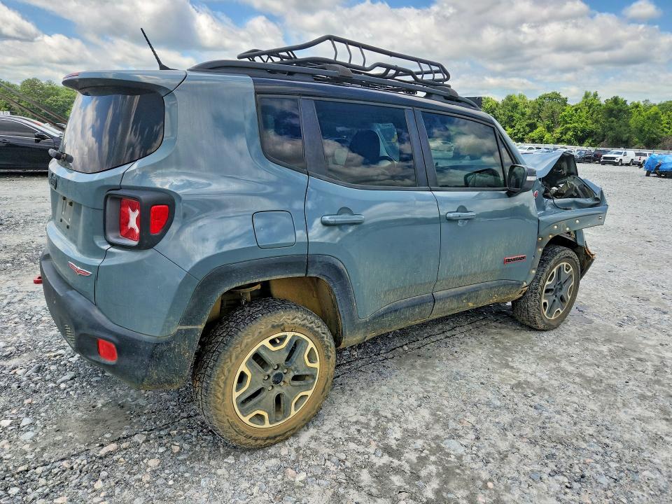 2016 Jeep Renegade VIN ZACCJBCT1GPD48048 COPART salvage auction — FRONT END, Ga - Cert Of Title-Salvage, sold $600 on 2026-07-16 (photo 3)