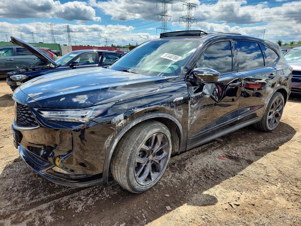 2022 Acura Mdx VIN 5J8YE1H01NL035913 COPART salvage auction — WATER/FLOOD, Il - Salvage Cert-Flood, sold $8,400 on 2026-09-01 (photo 1)
