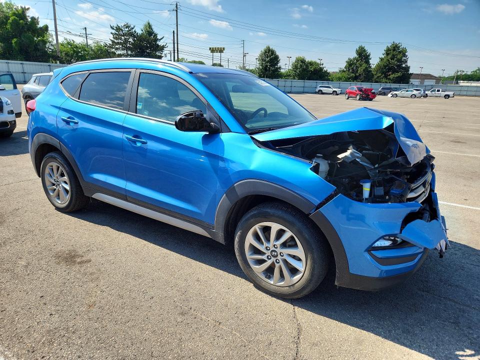 2017 Hyundai Tucson VIN KM8J3CA40HU275494 COPART salvage auction — FRONT END, Oh - Cert Of Title-Salvage, sold $1,950 on 2026-07-08 (photo 4)