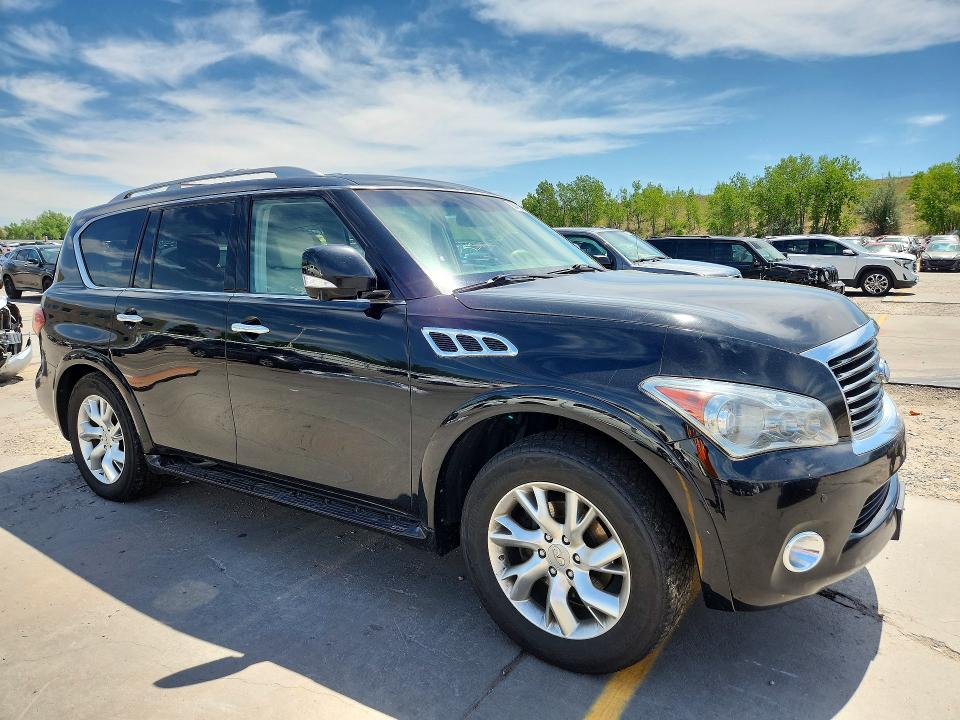 2013 Infiniti Qx56 VIN JN8AZ2NC1D9330700 COPART salvage auction — UNDERCARRIAGE, Co - Certificate Of Title, sold $925 on 2026-07-27 (photo 4)