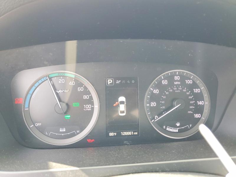 2017 Hyundai Sonata VIN KMHE24L1XHA044021 COPART salvage auction — MECHANICAL, Oh - Certificate Of Title, sold $1,350 on 2026-07-30 (photo 9)