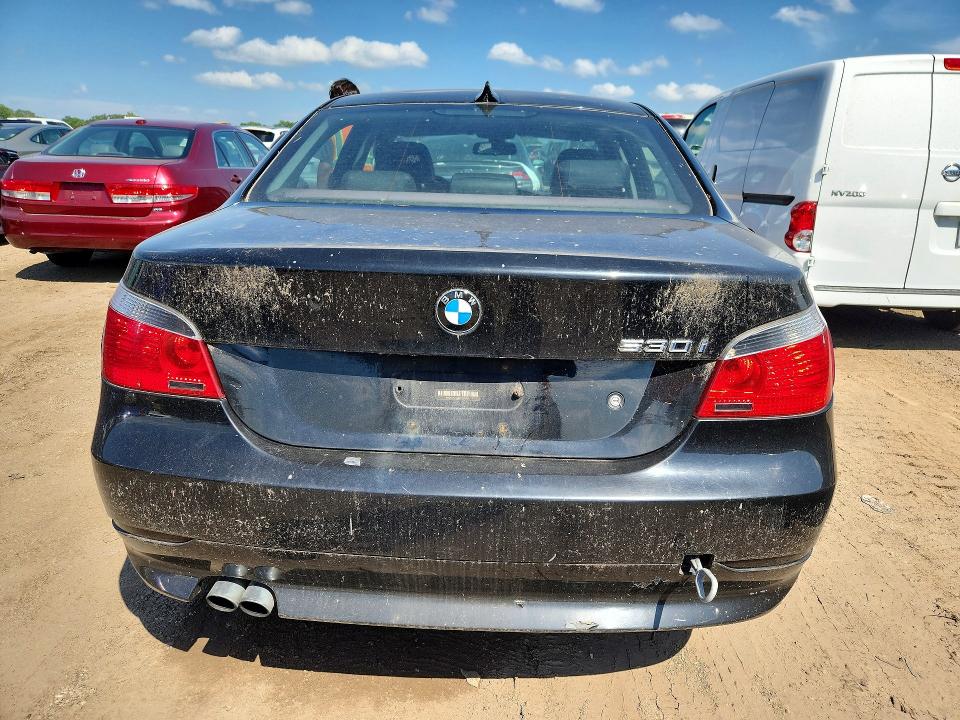 2007 BMW 5 series VIN WBANE73507CM49241 COPART salvage auction — FRONT END, Il - Certificate Of Title, sold $400 on 2026-07-09 (photo 6)