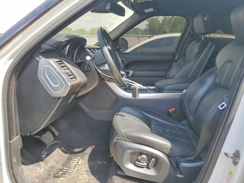 2016 Land rover Range rover sport VIN SALWR2KF6GA112621 COPART salvage auction — FRONT END, On - Permit No Brand - Unfit, sold $8,700 on 2026-07-02 (photo 7)