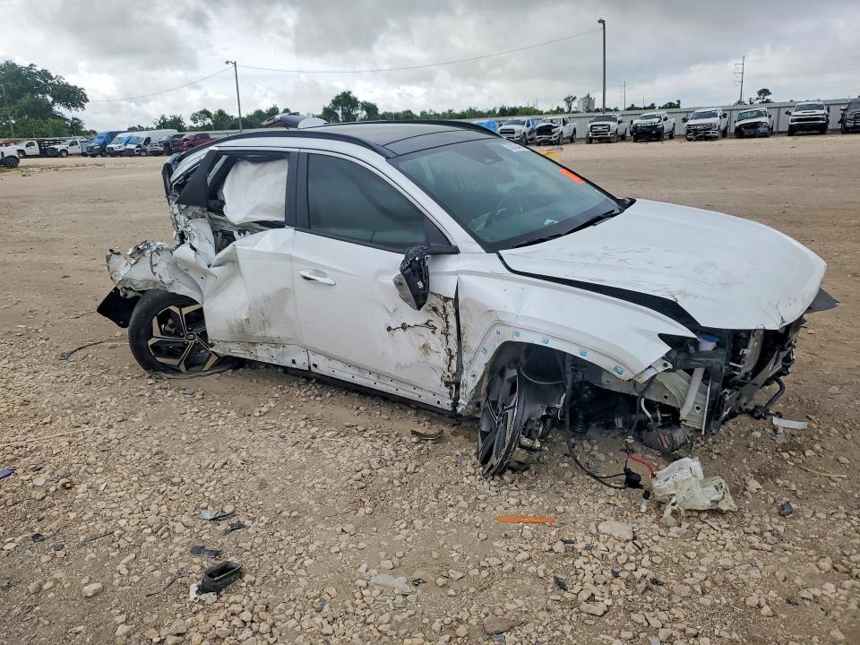 2024 Hyundai Tucson VIN KM8JCCD1XRU207769 COPART salvage auction — ALL OVER, TX - SALVAGE VEHICLE TITLE (P), sold $200 on 2026-07-22 (photo 4)