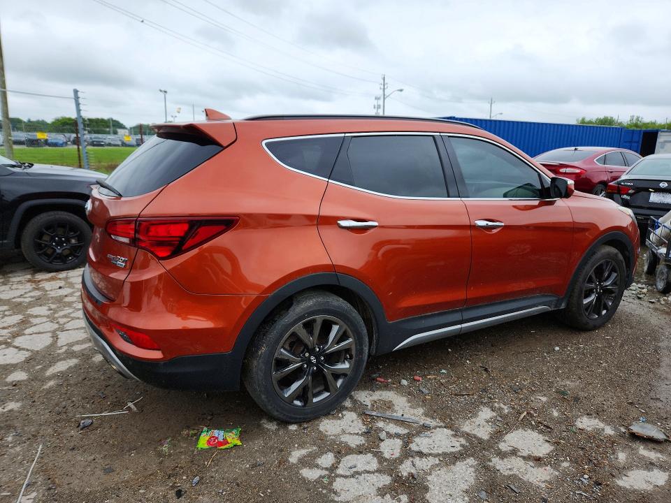 2017 Hyundai Santa fe VIN 5XYZWDLA7HG479976 COPART salvage auction — NORMAL WEAR, IN - CERTIFICATE OF TITLE, sold $5,100 on 2026-07-14 (photo 3)