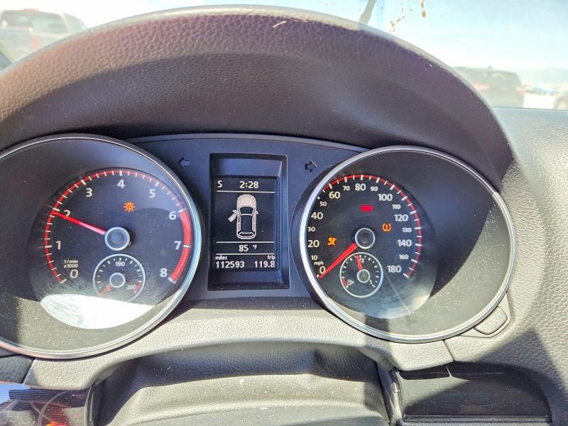2011 Volkswagen Gti VIN WVWGD7AJ8BW080280 COPART salvage auction — FRONT END, Ut - Salvage Certificate, sold $1,300 on 2026-07-28 (photo 9)