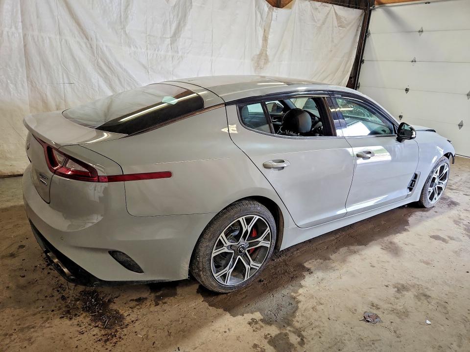 2019 Kia Stinger VIN KNAE45LC6K6053635 COPART salvage auction — FRONT END, Pa - Certificate Of Salvage, sold $2,400 on 2026-07-09 (photo 3)