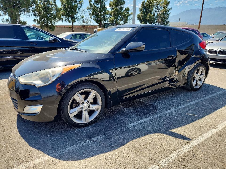 2013 Hyundai Veloster VIN KMHTC6ADXDU094536 COPART salvage auction — SIDE, Ca - Salvage Certificate, sold $625 on 2026-07-14 (photo 1)