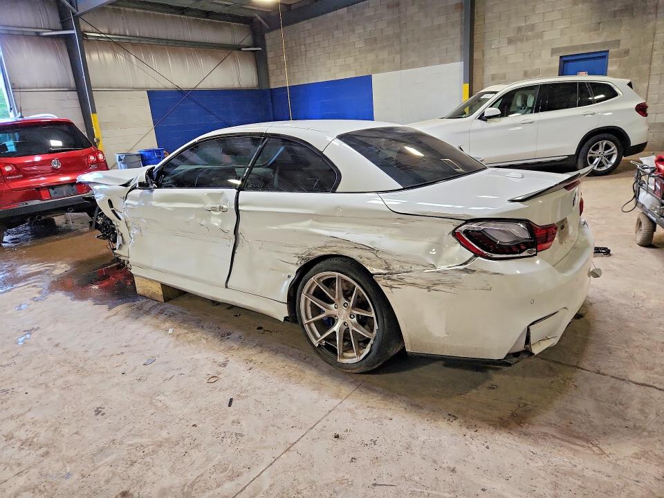2016 BMW M4 VIN WBS3U9C55GP970370 COPART salvage auction — FRONT END, Pa - Certificate Of Salvage, sold $875 on 2026-07-29 (photo 2)