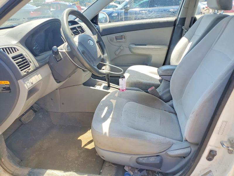2009 Kia Spectra VIN KNAFE221395630931 COPART salvage auction — REAR END, MO - SALVAGE CERTIFICATE OF TITLE, sold $425 on 2026-07-02 (photo 7)