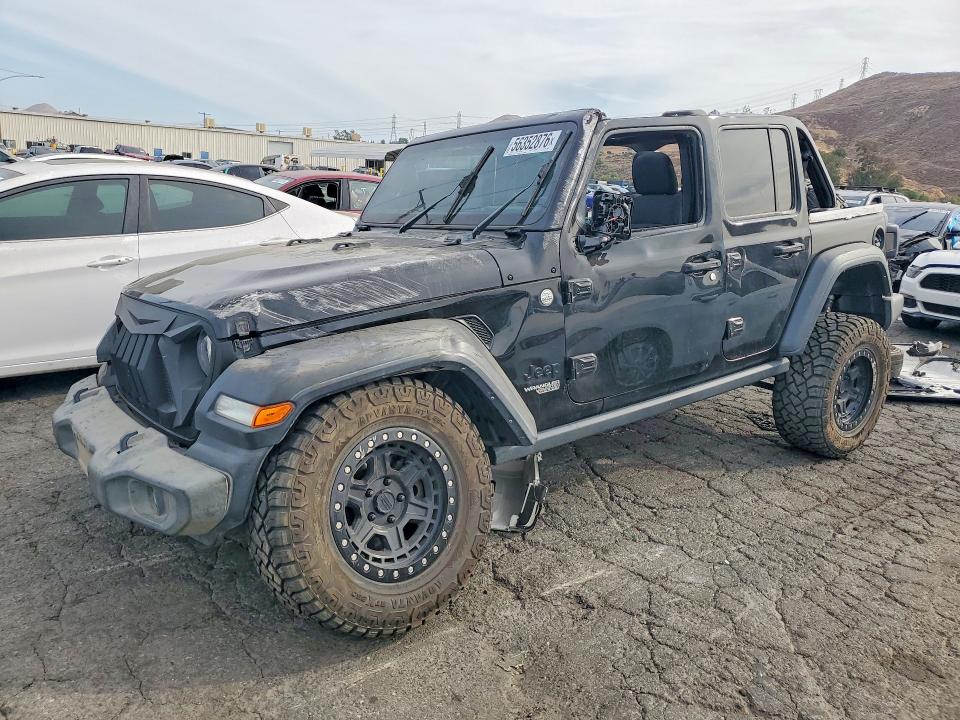 2021 Jeep Wrangler / VIN 1C4HJXDG3MW764993 COPART salvage auction — ROLLOVER, Ca - Salvage Certificate, sold $6,700 on 2026-07-23 (photo 1)