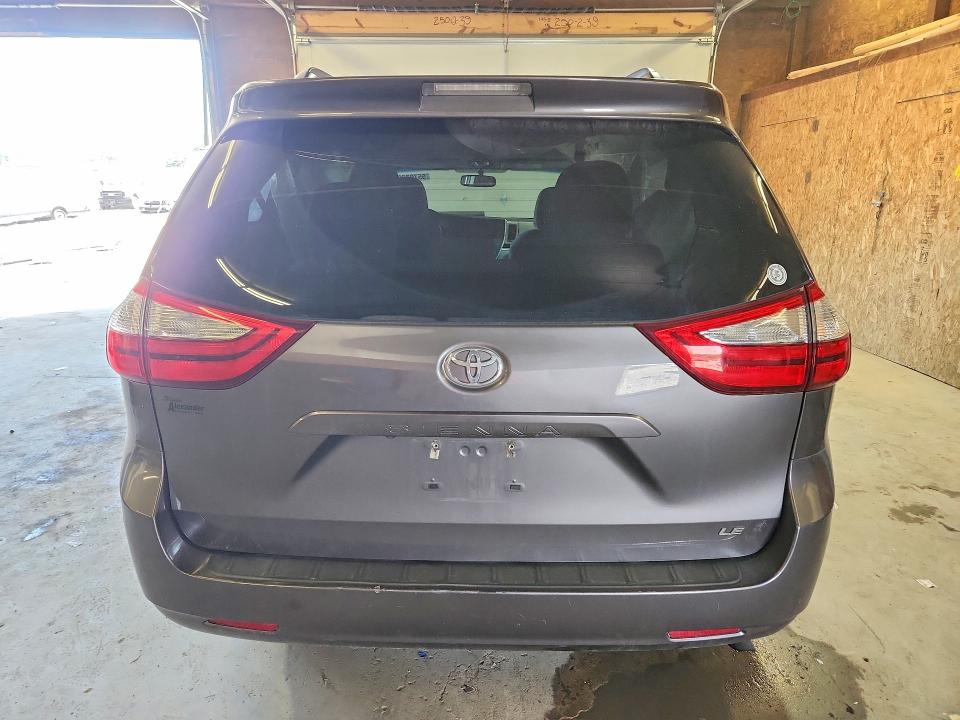 2016 Toyota Sienna VIN 5TDKK3DC7GS727538 COPART salvage auction — FRONT END, Pa - Certificate Of Salvage, sold $2,350 on 2026-07-16 (photo 6)