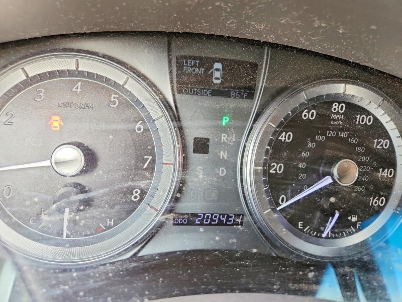 2012 Lexus Es 350 VIN JTHBK1EG8C2507881 COPART salvage auction — FRONT END, CT - CERTIFICATE OF TITLE, sold $450 on 2026-07-23 (photo 9)