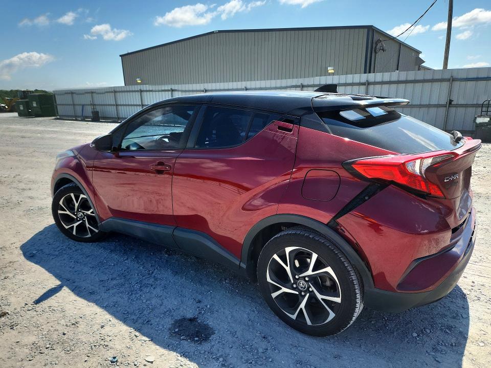 2019 Toyota C-hr VIN NMTKHMBXXKR072762 COPART salvage auction — REAR END, Nc - Salvage Certificate Of Title, sold $750 on 2026-07-29 (photo 2)